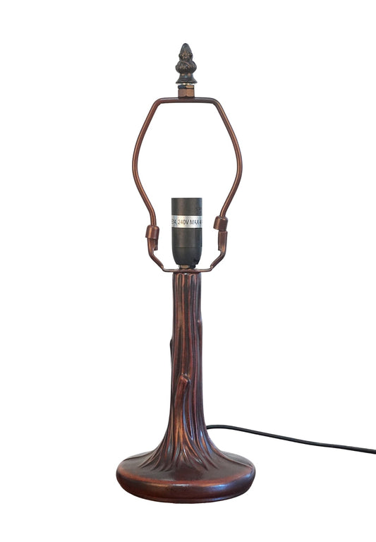 Tree Trunk Lamp Base for 10" Tiffany Table Lamp Shade