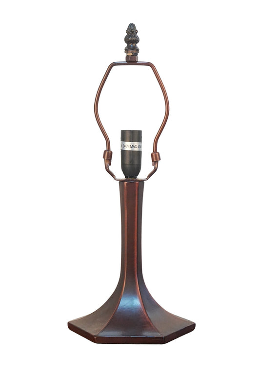 1 Lights Vintage Lamp Base for 10" Tiffany Lamp Shade