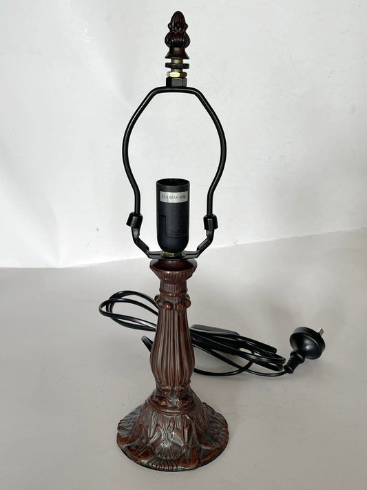 Metal Vintage Lamp Base for 8" Wide Tiffany Mini Table Lamp
