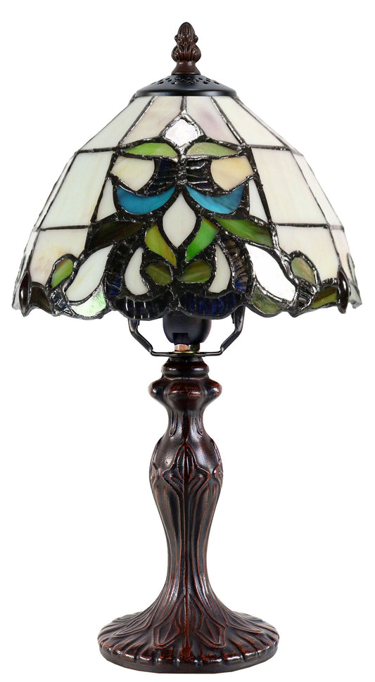 8" Victorian Style Joanne Tiffany Mini Table Lamp