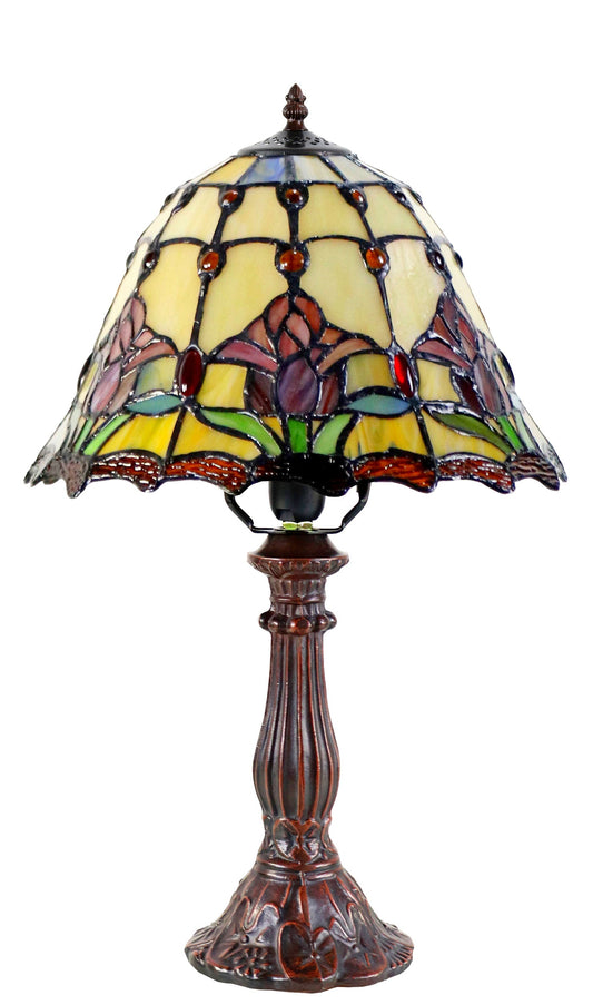 10" Colonial Tulip Style Tiffany desk Lamp