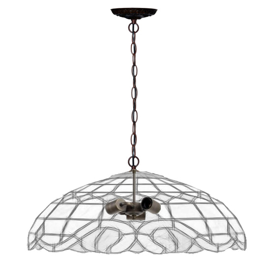 3-Bulb Light Fitting  for 20" -24" Wide Tiffany Pendant lamp shade