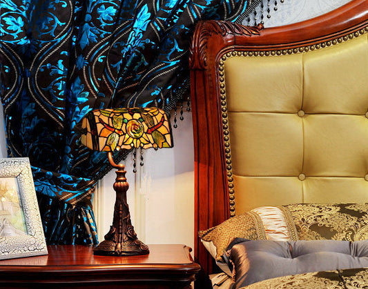 Dragonfly Style Tiffany Banker Lamp