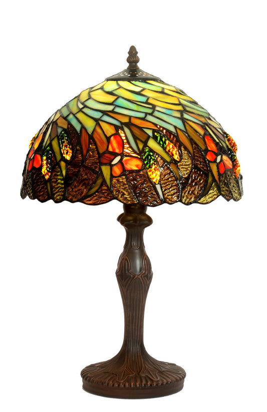 Amazing 12" Butterfly Tiffany Bedside Lamp