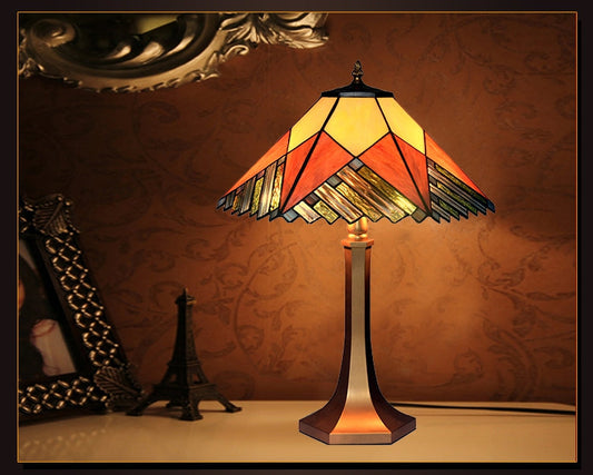 Large Mission Style Tiffany Table Lamp