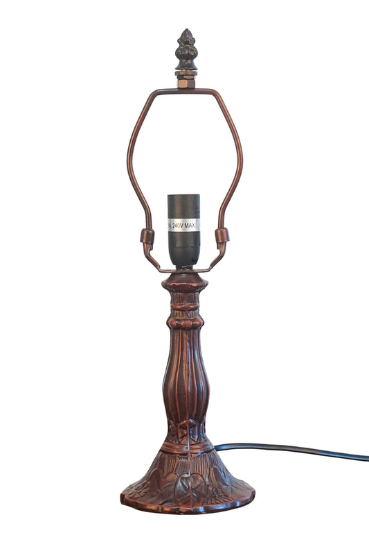 Metal Vintage Lamp Base  for 8" Wide Tiffany Mini Table Lamp