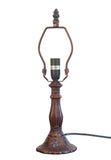 Metal Vintage Lamp Base  for 8" Wide Tiffany Mini Table Lamp