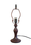 Vintage 1 Lights  Metal Vintage Lamp Base  for 8" Wide Tiffany Mini Table Lamp