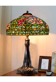 Timeless Collection@ Huge 18 inches Peony Style Tiffany Table Lamp