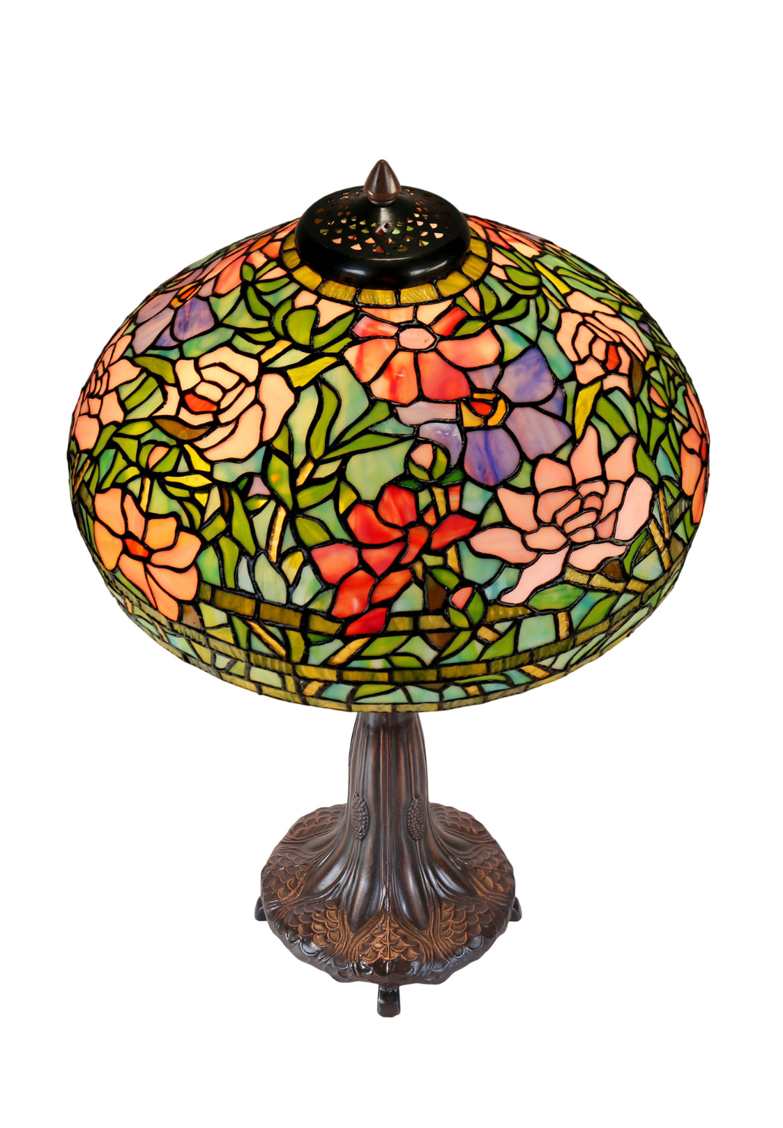 Timeless Collection@ Huge 18 inches Peony Style Tiffany Table Lamp