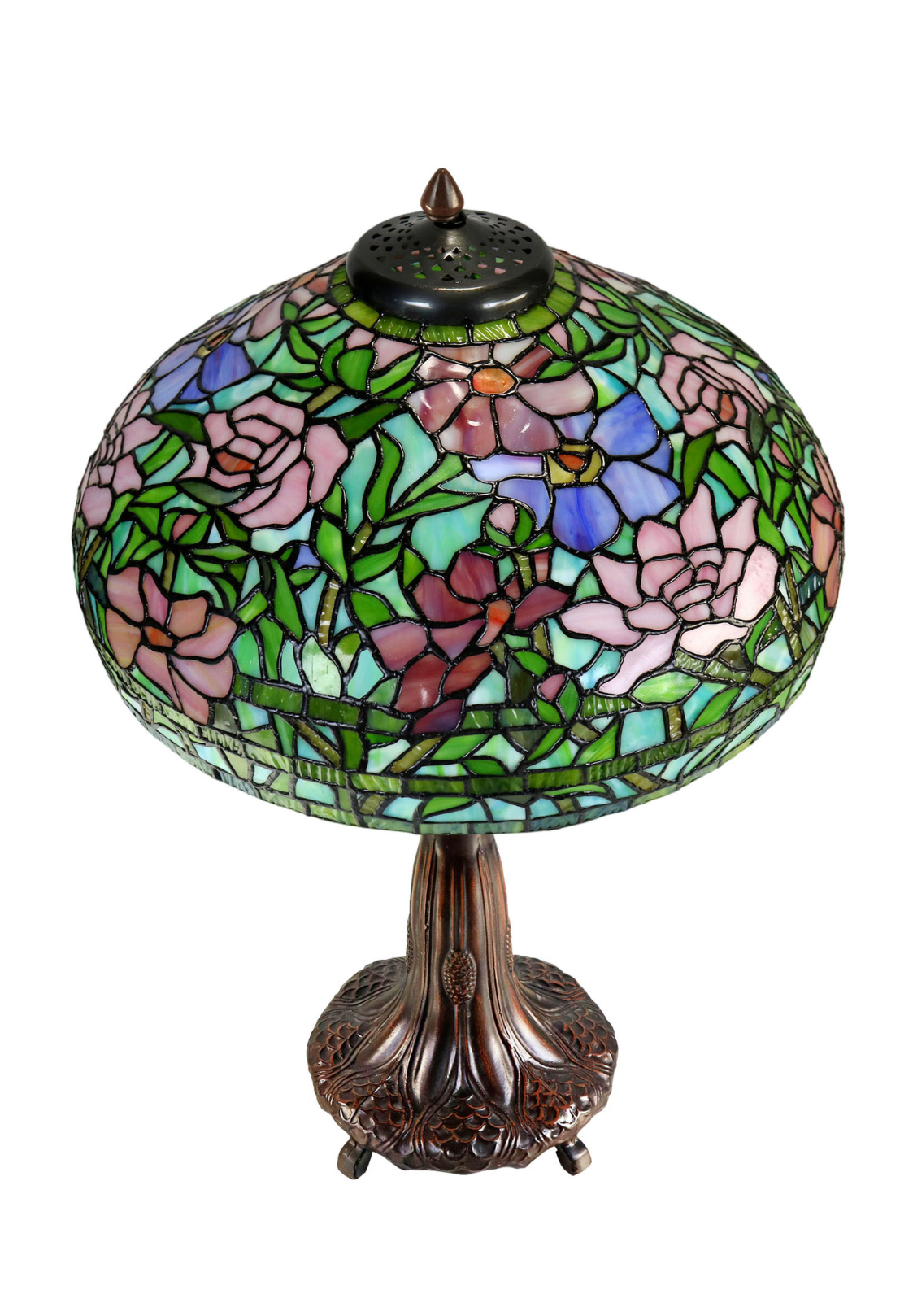 Timeless Collection@ Huge 18 inches Peony Style Tiffany Table Lamp