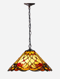 16" Flower Desert Rose Style Tiffany  Pendant Light