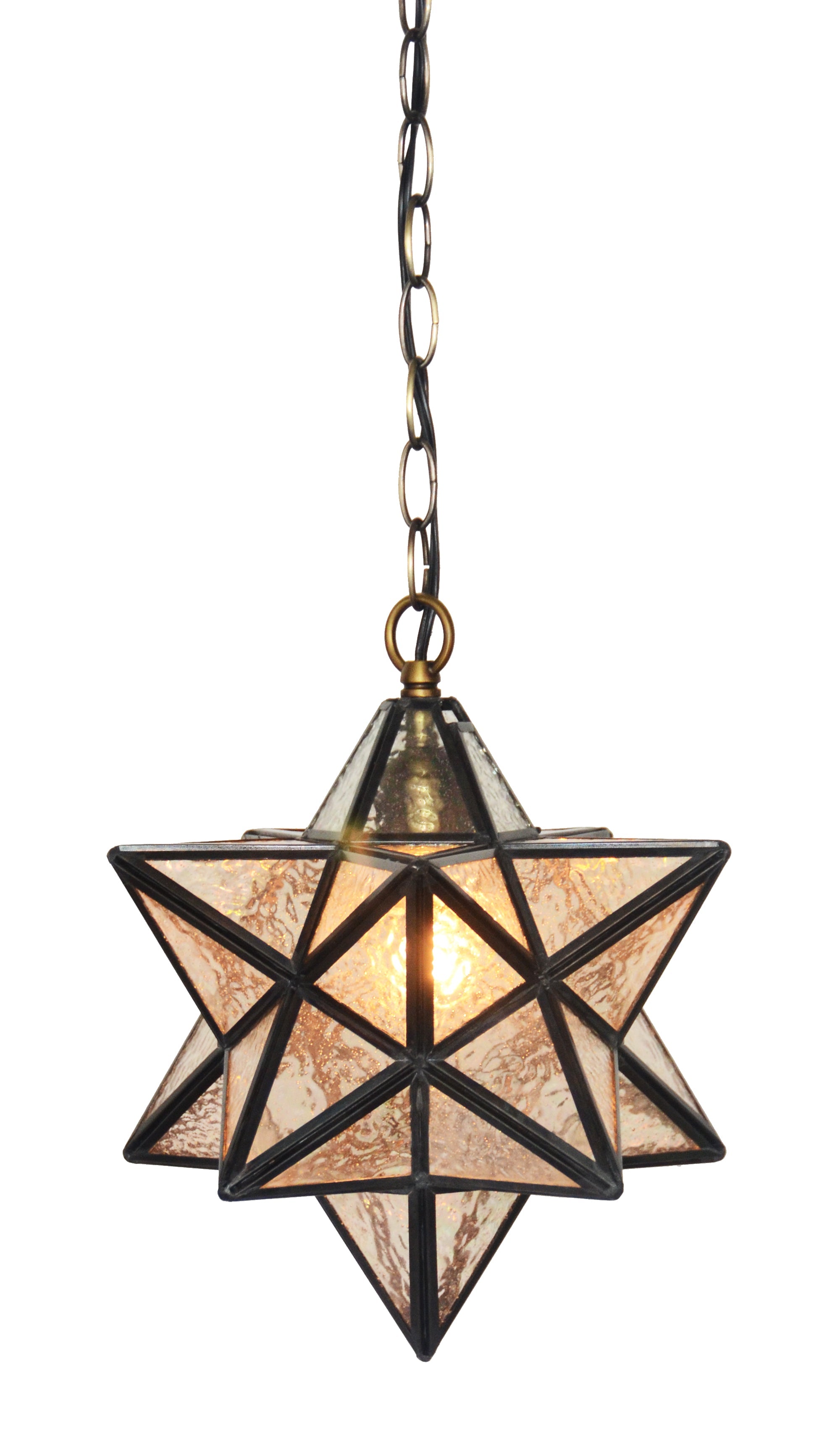 Star Shade Stained Glass Leadlight Tiffany Pendant Light *Limited