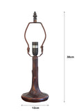 Tree Trunk Lamp Base  for 10" Tiffany Table Lamp Shade