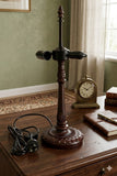 Art Nouveau Lotus Pedestal Metal Alloy Lamp Base – Antique Bronze Finish for 10" Tiffany Shades