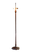 Antique Style Premium 2-Light Floor Lamp Base for 18"–22" Large Tiffany Shades