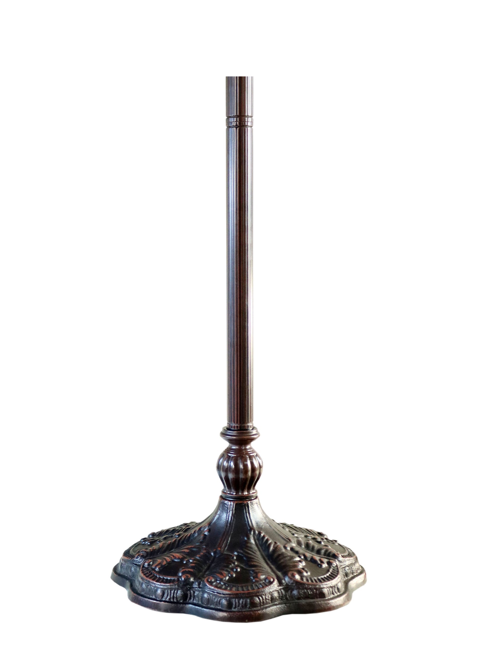 Antique Style Premium 2-Light Floor Lamp Base for 18"–22" Large Tiffany Shades