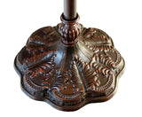 Antique Style Premium 2-Light Floor Lamp Base for 18"–22" Large Tiffany Shades