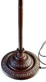 Limited Edition Grand 20" Green Purple Dragonfly Style Leadlight Tiffany Floor Lamp