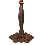 Heritage Zinc Alloy Tiffany Lamp Base – Antique Bronze Finish – Dual E27 Socket – Fits 16" Shade