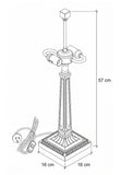 Arts & Crafts Mission Style Table Lamp Base – Perfect for Square Tiffany Shades