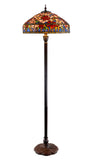 Timeless Collection@ Huge 18 inches Oriental Poppy Style Tiffany Floor  Lamp