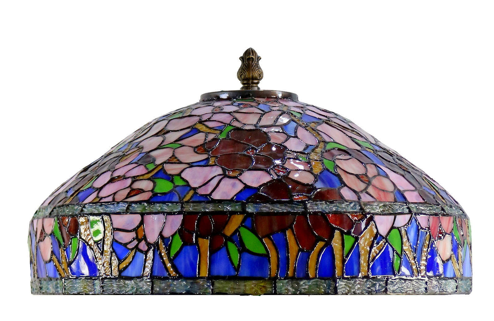 Timeless Collection@ Huge 18 inches Oriental Poppy Style Tiffany Floor  Lamp