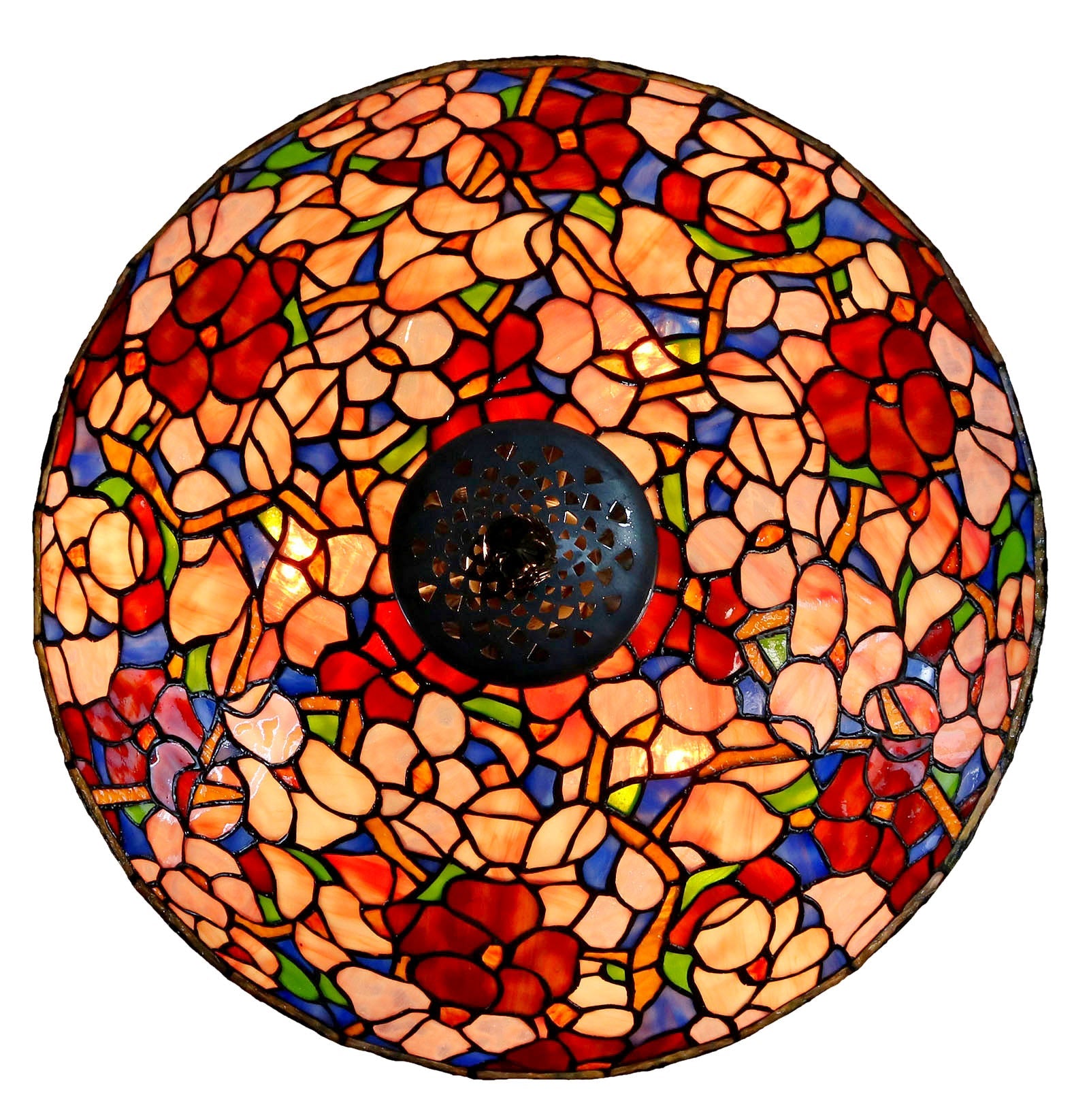 Timeless Collection@ Huge 18 inches Oriental Poppy Style Tiffany Floor  Lamp