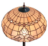 Hugh 20" Vienna Baroque Style Tiffany Floor Lamp