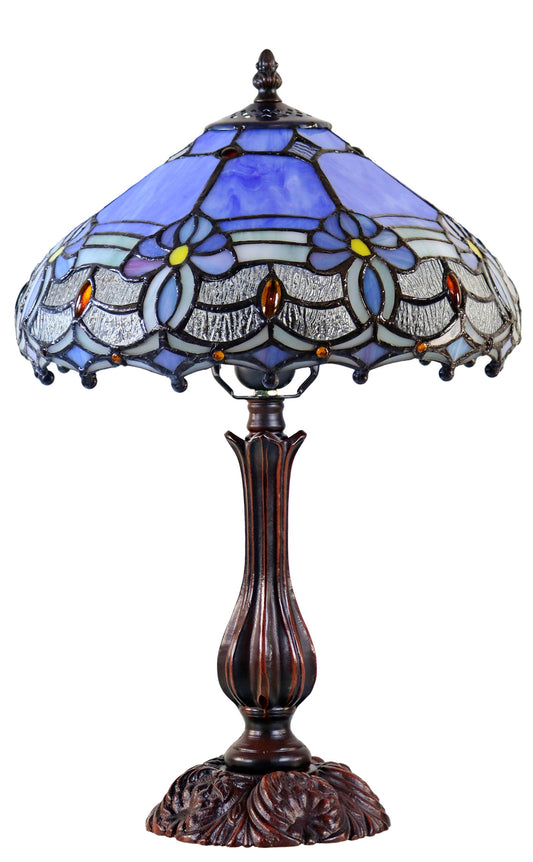 12" Waratah Style Tiffany Bedside Lamp