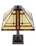 Large Tradional Mission Style Tiffany Table Lamp