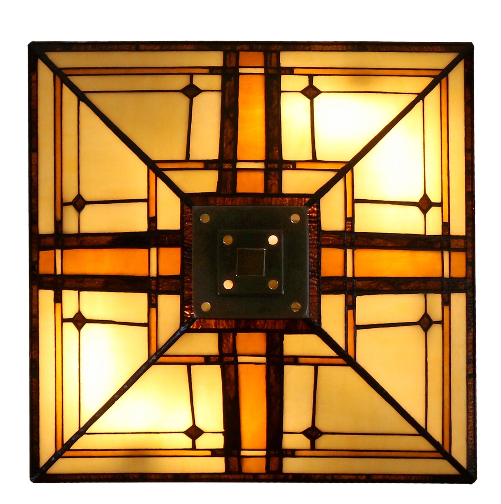 Large Tradional Mission Style Tiffany Table Lamp