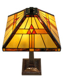 Large Tradional Mission Style Tiffany Table Lamp