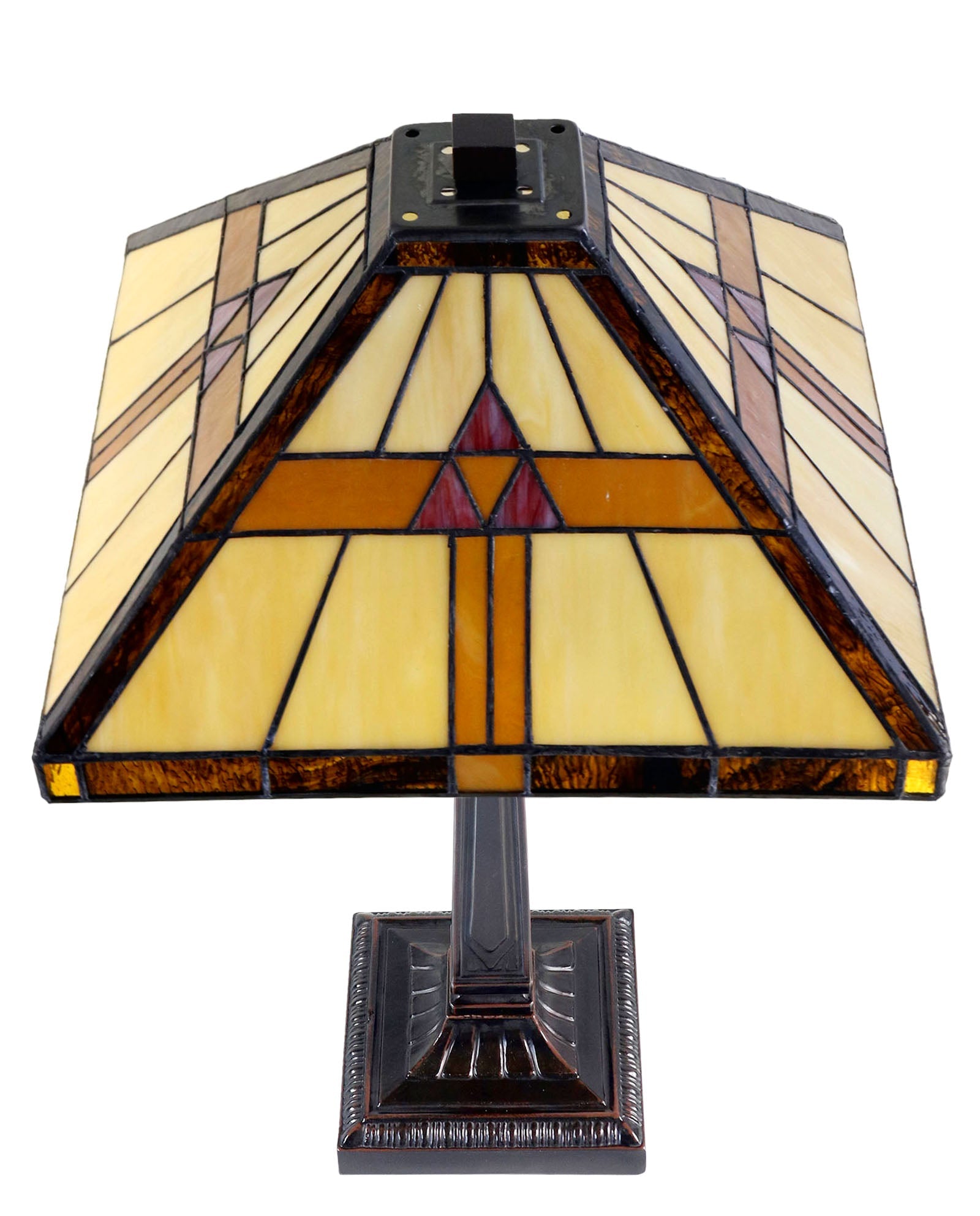 Large Tradional Mission Style Tiffany Table Lamp