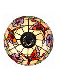 12" Amazing Butterfly Flower Tiffany Tiffany Bedside Lamp
