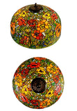Limited Edition Grand 20" The Iconic Oriental Poppy Stained Glass Floor Lamp