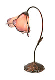 Elegant Flower Pink Water Lily Style Tiffany Table Lamp