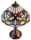 Amazing 12"  Water Lily Style Tiffany Bedside Lamp