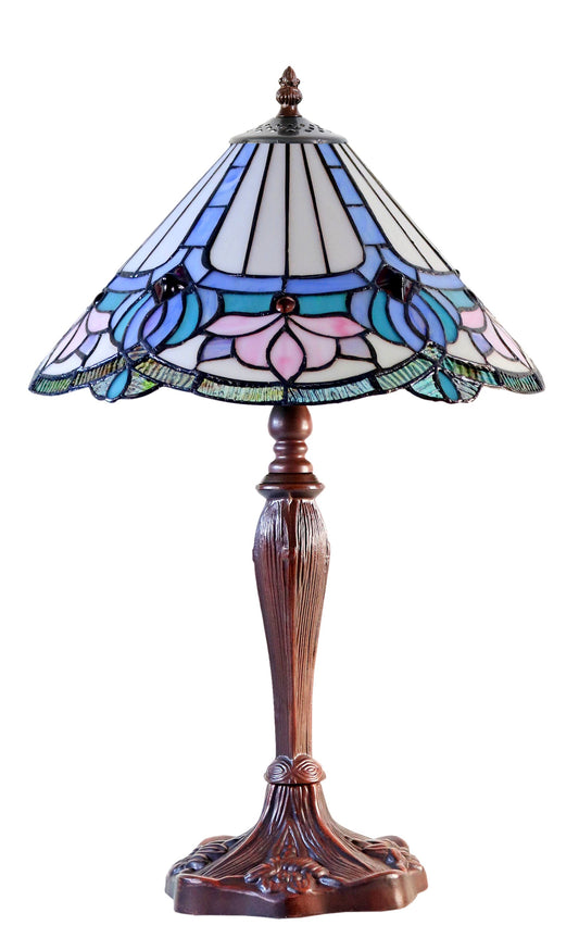 Exquisite 14" floral-inspired design Tiffany Table Lamp