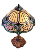 Exquisite 14" floral-inspired design Tiffany Table Lamp