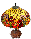 16" Tiffany Style Peony Table Lamp