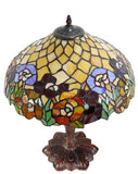 16" Tiffany Style Peony Table Lamp