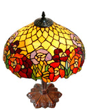 16" Tiffany Style Peony Table Lamp