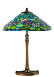 Legend Collection@ Large 16" Pond Lily Stained Glass Tiffany Table Lamp