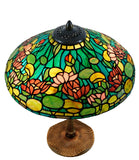 Legend Collection@ Large 16" Pond Lily Stained Glass Tiffany Table Lamp