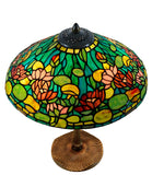 Legend Collection@ Large 16" Pond Lily Stained Glass Tiffany Table Lamp