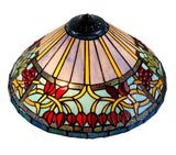 16" Red Fruit Berry Bean Tiffany  Pendant Light