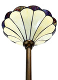 14"  Florence Style Tiffany Floor Torchiere Lamp