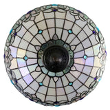 Large 16 " Ocean Blue Art Nouveau Leadlight Tiffany  Pendant Light