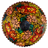 Limited Edition 20" Rose Dahlia Garden Tiffany Floor Lamp